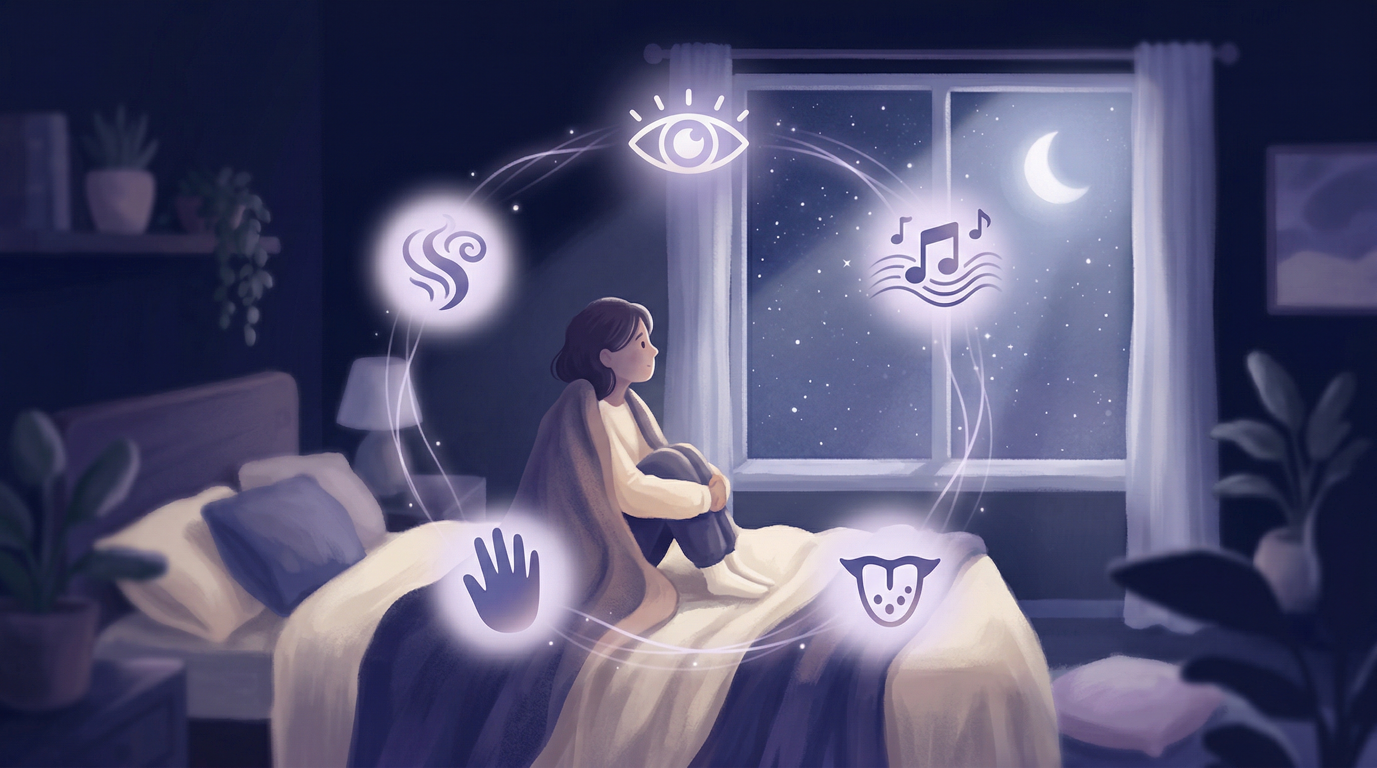 5-4-3-2-1 Grounding Technique: A Simple Way to Calm Your Mind for Sleep