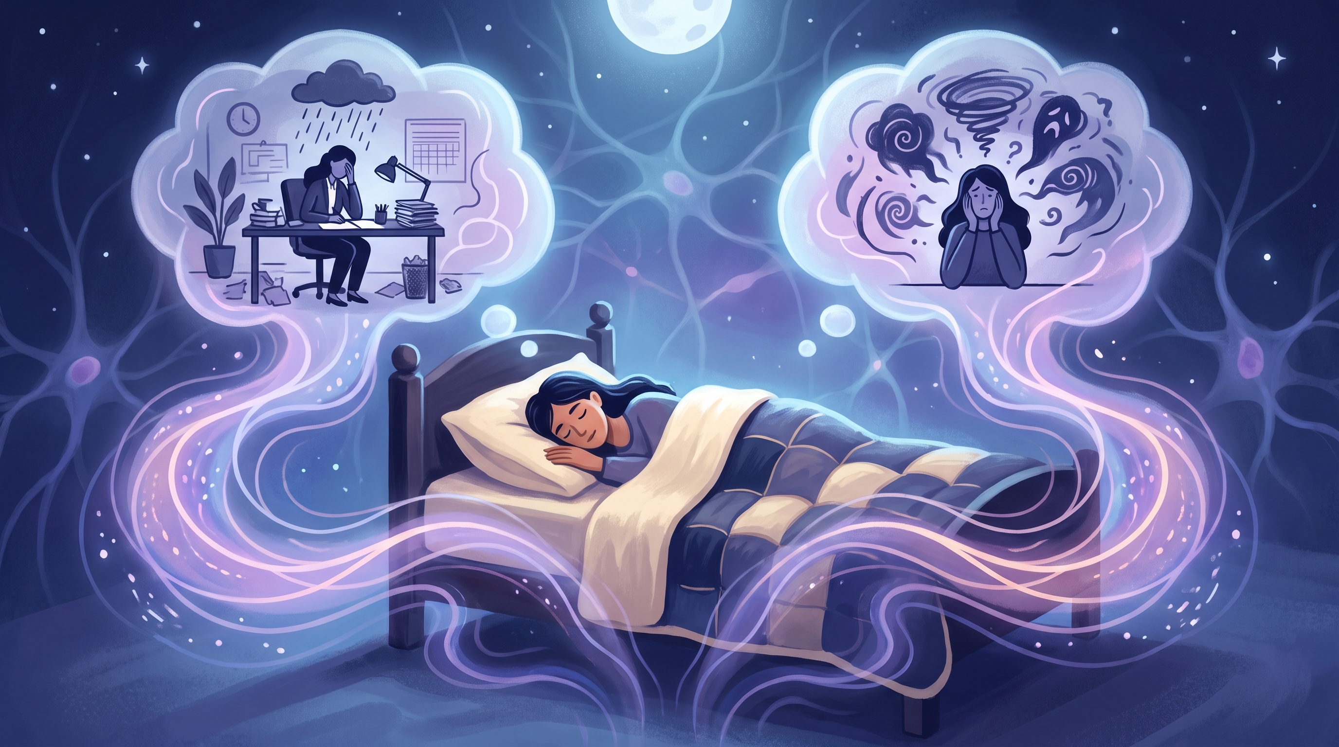 Your Brain Can't Tell Real Stress From Imagined Stress — And It's Destroying Your Sleep