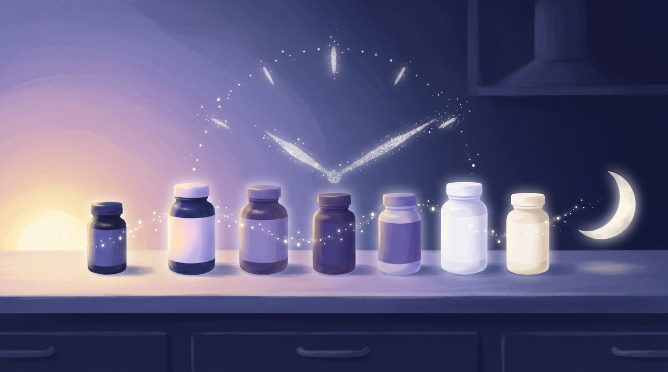 Supplement Timing for Sleep: When to Take Magnesium, Zinc, Vitamin D, and B12